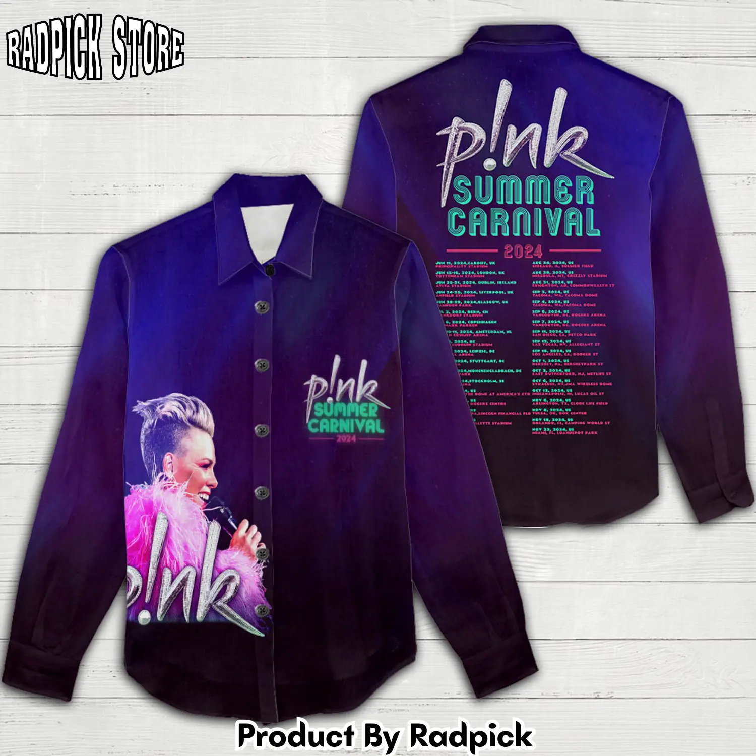 Radpick pnk 3d linen shirt rp662469